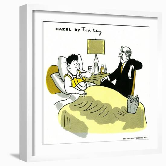 Hazel Cartoon-Ted Key-Framed Giclee Print