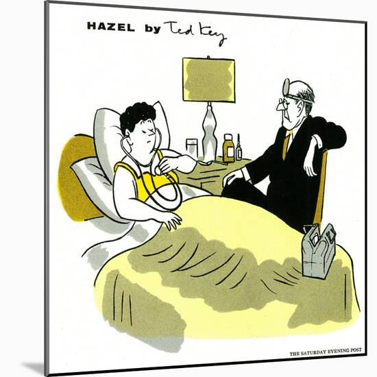 Hazel Cartoon-Ted Key-Mounted Giclee Print