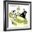 Hazel Cartoon-Ted Key-Framed Giclee Print