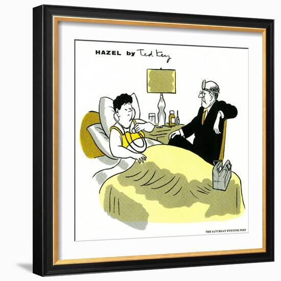 Hazel Cartoon-Ted Key-Framed Giclee Print