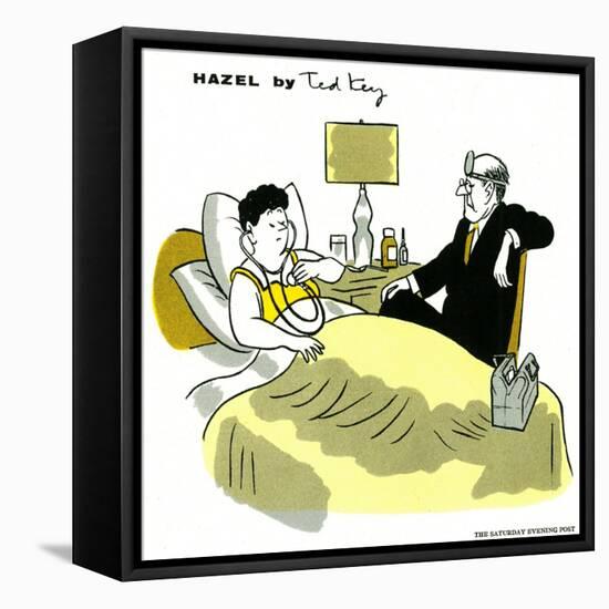 Hazel Cartoon-Ted Key-Framed Premier Image Canvas