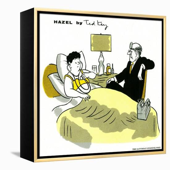 Hazel Cartoon-Ted Key-Framed Premier Image Canvas