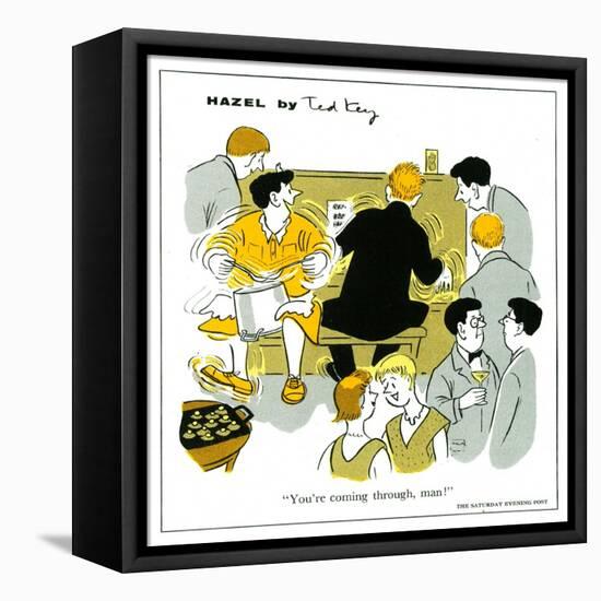 Hazel Cartoon-Ted Key-Framed Premier Image Canvas