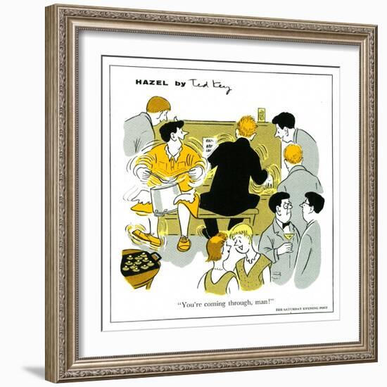 Hazel Cartoon-Ted Key-Framed Giclee Print