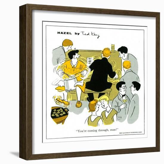 Hazel Cartoon-Ted Key-Framed Giclee Print