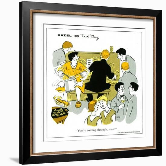 Hazel Cartoon-Ted Key-Framed Giclee Print