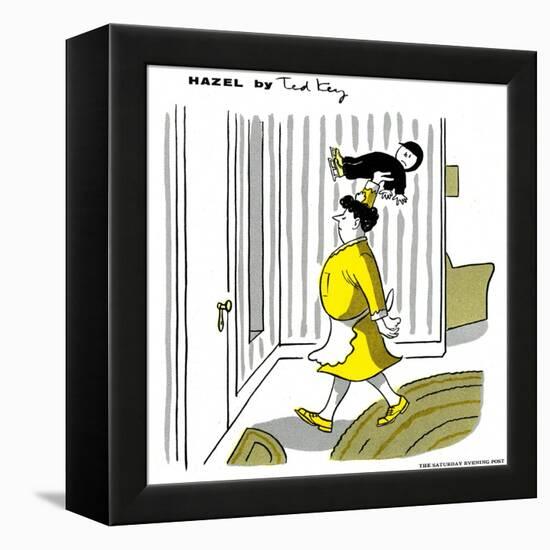 Hazel Cartoon-Ted Key-Framed Premier Image Canvas