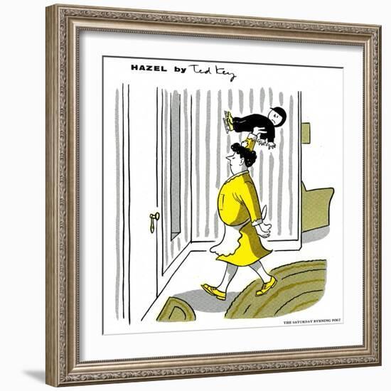 Hazel Cartoon-Ted Key-Framed Giclee Print