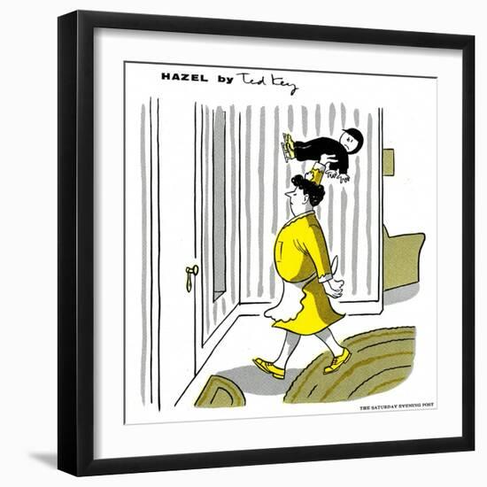 Hazel Cartoon-Ted Key-Framed Giclee Print