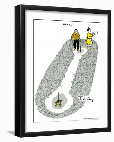 Hazel Cartoon-Ted Key-Framed Giclee Print