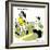 Hazel Cartoon-Ted Key-Framed Giclee Print