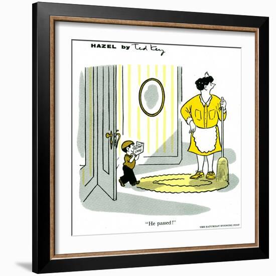 Hazel Cartoon-Ted Key-Framed Giclee Print