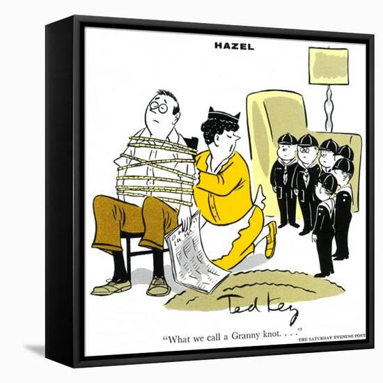 Hazel Cartoon-Ted Key-Framed Premier Image Canvas