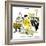 Hazel Cartoon-Ted Key-Framed Giclee Print