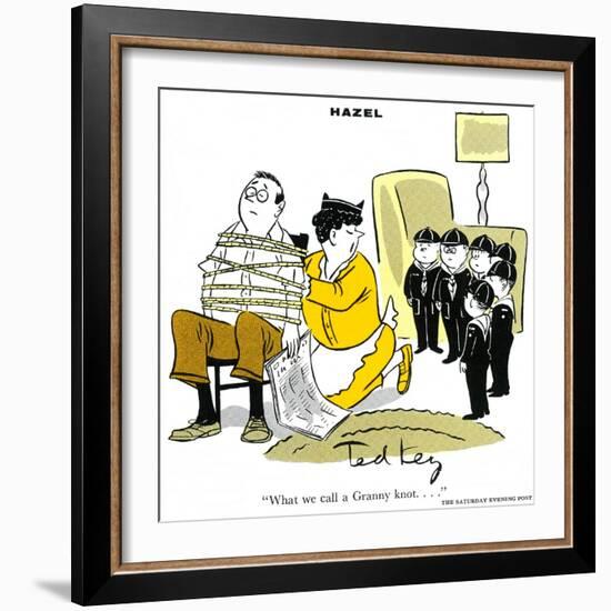 Hazel Cartoon-Ted Key-Framed Giclee Print