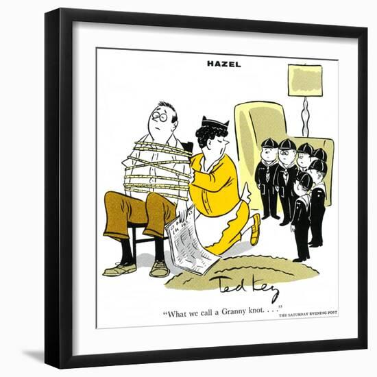 Hazel Cartoon-Ted Key-Framed Giclee Print