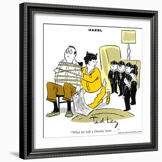 Hazel Cartoon-Ted Key-Framed Giclee Print