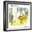 Hazel Cartoon-Ted Key-Framed Giclee Print