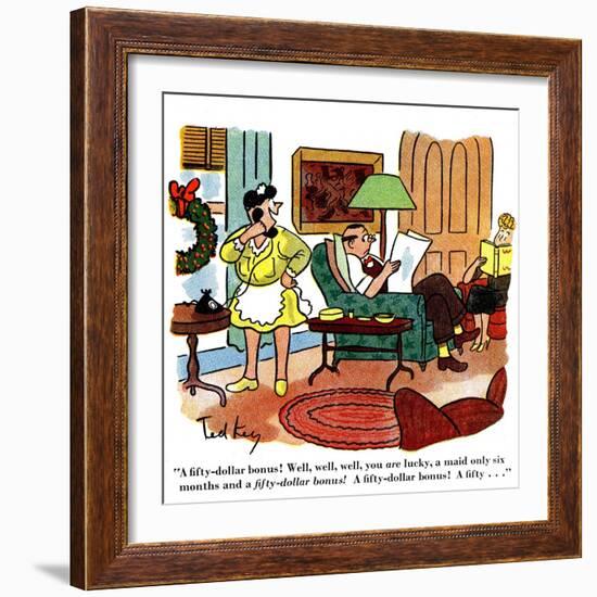 Hazel Cartoon-Ted Key-Framed Giclee Print