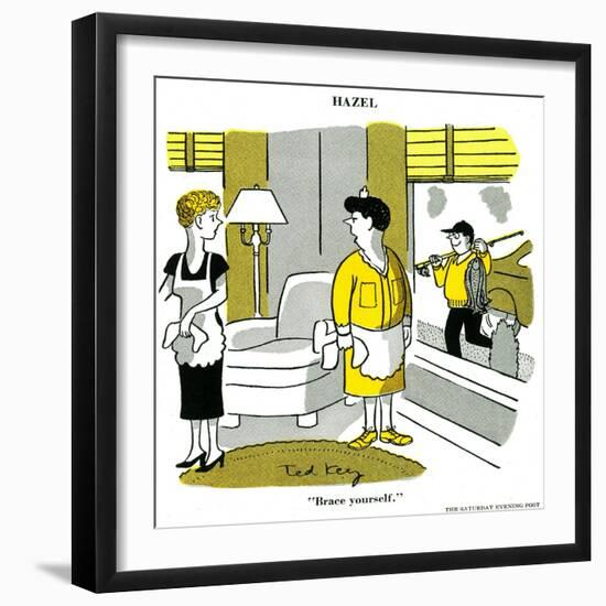 Hazel Cartoon-Ted Key-Framed Giclee Print