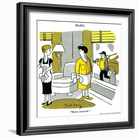 Hazel Cartoon-Ted Key-Framed Giclee Print