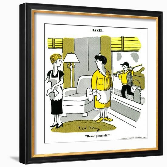 Hazel Cartoon-Ted Key-Framed Giclee Print