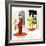 Hazel Cartoon-Ted Key-Framed Giclee Print