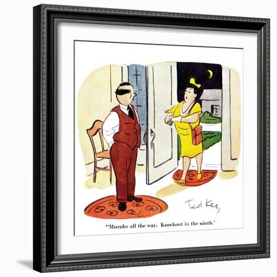 Hazel Cartoon-Ted Key-Framed Giclee Print