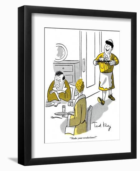 Hazel Cartoon-Ted Key-Framed Giclee Print