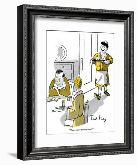 Hazel Cartoon-Ted Key-Framed Giclee Print