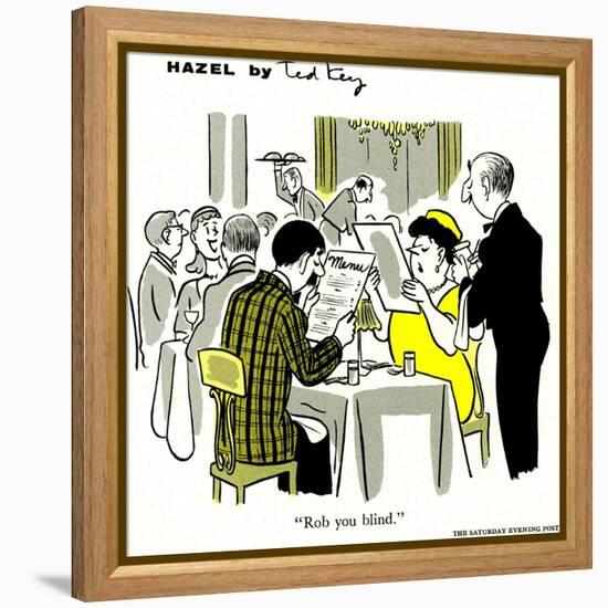 Hazel Cartoon-Ted Key-Framed Premier Image Canvas