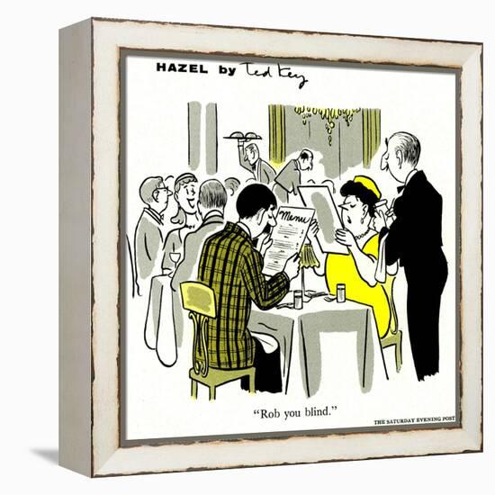 Hazel Cartoon-Ted Key-Framed Premier Image Canvas