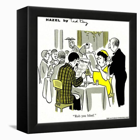 Hazel Cartoon-Ted Key-Framed Premier Image Canvas