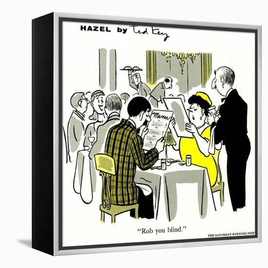 Hazel Cartoon-Ted Key-Framed Premier Image Canvas