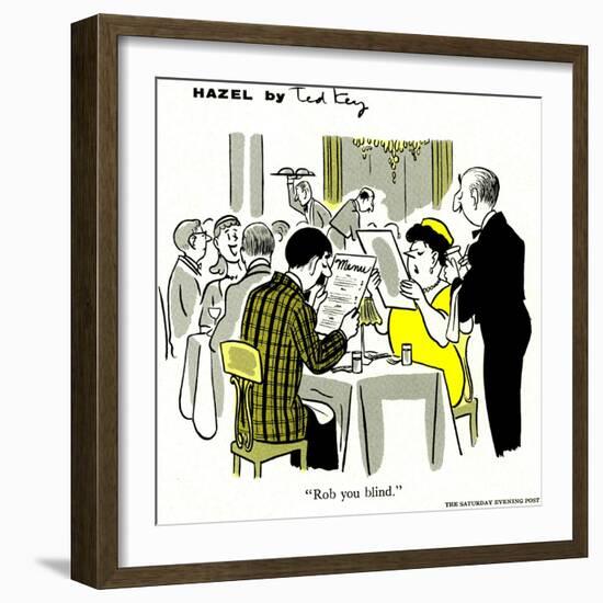 Hazel Cartoon-Ted Key-Framed Giclee Print