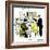 Hazel Cartoon-Ted Key-Framed Giclee Print