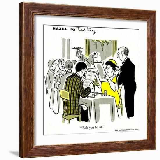 Hazel Cartoon-Ted Key-Framed Giclee Print