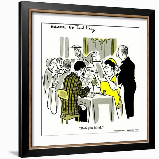 Hazel Cartoon-Ted Key-Framed Giclee Print