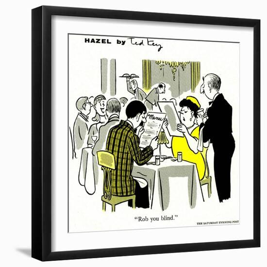 Hazel Cartoon-Ted Key-Framed Giclee Print