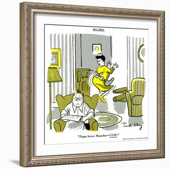 Hazel Cartoon-Ted Key-Framed Giclee Print