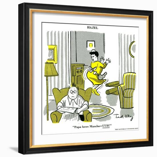 Hazel Cartoon-Ted Key-Framed Giclee Print