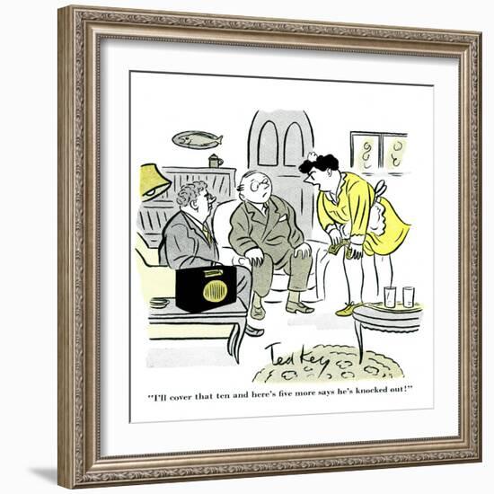 Hazel Cartoon-Ted Key-Framed Giclee Print