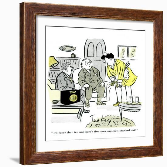 Hazel Cartoon-Ted Key-Framed Giclee Print