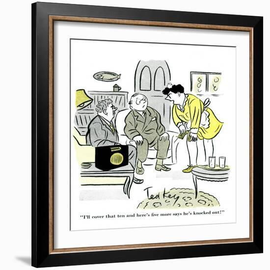 Hazel Cartoon-Ted Key-Framed Giclee Print