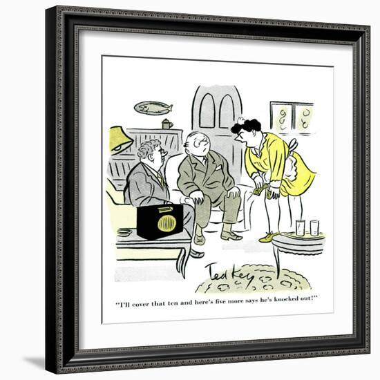 Hazel Cartoon-Ted Key-Framed Giclee Print