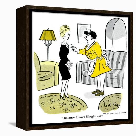 Hazel Cartoon-Ted Key-Framed Premier Image Canvas