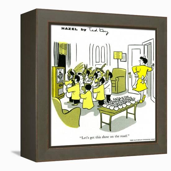 Hazel Cartoon-Ted Key-Framed Premier Image Canvas