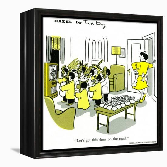 Hazel Cartoon-Ted Key-Framed Premier Image Canvas