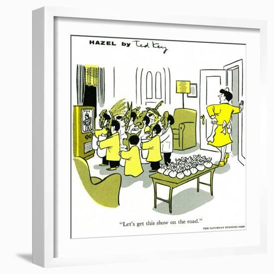 Hazel Cartoon-Ted Key-Framed Giclee Print