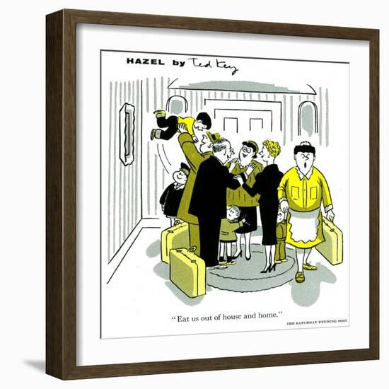 Hazel Cartoon-Ted Key-Framed Giclee Print